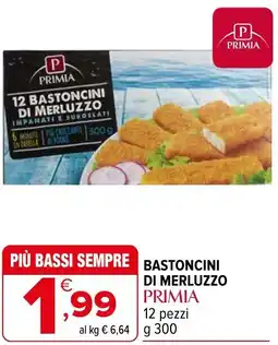 Iperal Bastoncini di merluzzo PRIMIA offerta