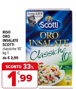 Iperal Riso oro insalate SCOTTI offerta