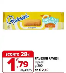 Iperal Pavesini PAVESI offerta