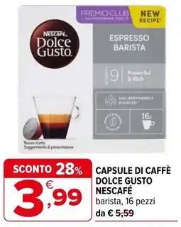 Iperal Capsule di caffè dolce gusto NESCAFÉ offerta