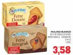 Eté Mulino bianco fette biscottate integrali - dorate offerta