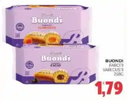 Eté Buondi farciti vari gusti offerta