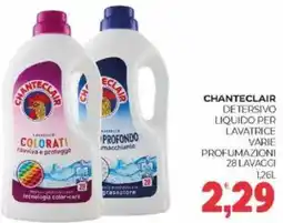 Eté Chanteclair detersivo liquido per lavatrice varie profumazioni 28 lavaggi offerta