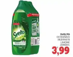 Eté Svelto detersivo per piatti limone offerta