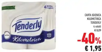 Conad Superstore Carta igienica kilometrica tenderly offerta