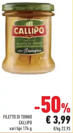 Conad Superstore Filetto di tonno callipo offerta