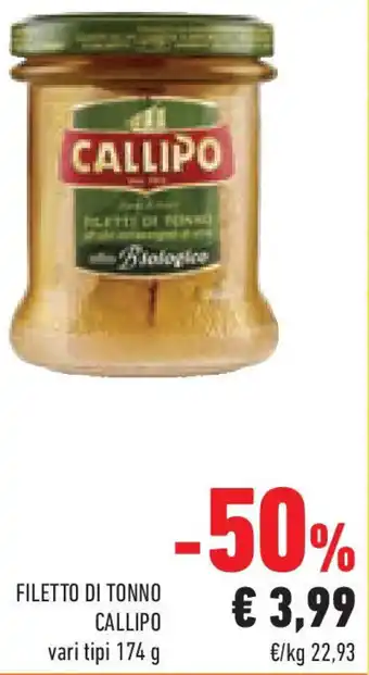 Conad Superstore Filetto di tonno callipo offerta