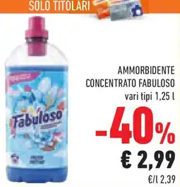 Conad Superstore Ammorbidente concentrato fabuloso offerta