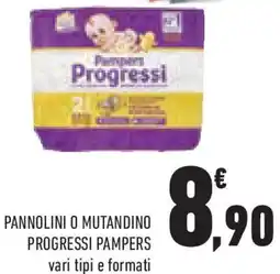 Conad Superstore Pannolini o mutandino progressi pampers offerta