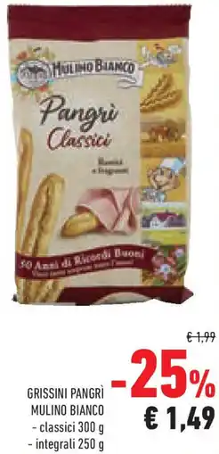 Conad Superstore Grissini pangrì mulino bianco offerta
