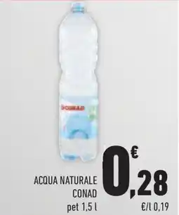 Conad Superstore ACQUA NATURALE CONAD pet offerta