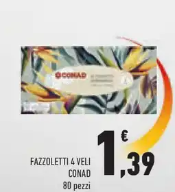Conad Superstore Fazzoletti 4 veli CONAD offerta
