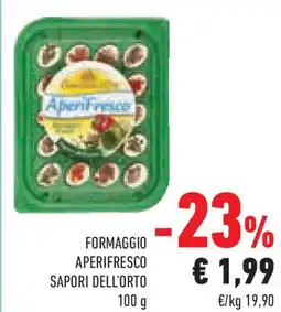 Conad Superstore Formaggio aperifresco sapori dell'orto offerta