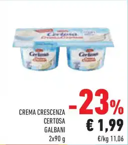 Conad Superstore Crema crescenza certosa GALBANI offerta