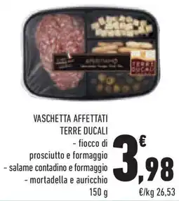 Conad Superstore Vaschetta affettati TERRE DUCALI offerta