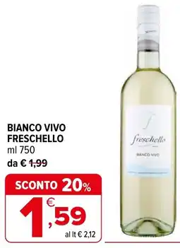Iperal Bianco vivo freschello offerta