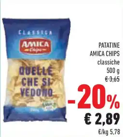 Conad Superstore Patatine amica chips classiche offerta