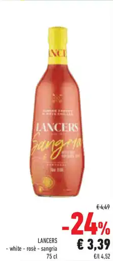 Conad Superstore Lancers white-rose-sangria offerta