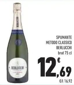 Conad Superstore Spumante metodo classico BERLUCCHI offerta