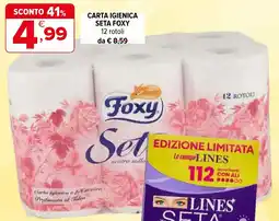 Iperal Carta igienica seta foxy offerta