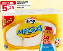 Iperal Asciugatutto mega foxy offerta