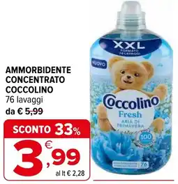 Iperal Ammorbidente concentrato coccolino offerta