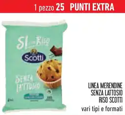 Conad Superstore Linea merendine senza lattosio riso scotti offerta