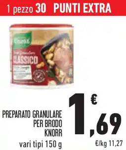 Conad Superstore Preparato granulare per brodo knorr offerta