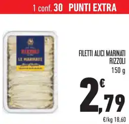 Conad Superstore Filetti alici marinati rizzoli offerta