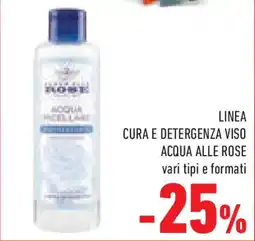 Conad Superstore Linea cura e detergenza viso acqua alle rose offerta
