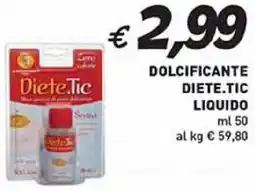 Coal Dolcificante diete.tic liquido offerta