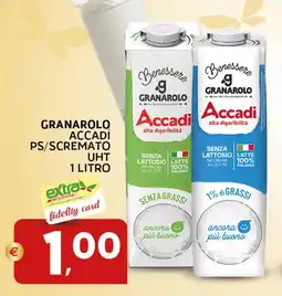 Extra Supermercati Granarolo accadi ps/scremato uht offerta