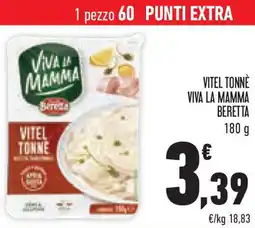 Conad Superstore Vitel tonne viva la mamma beretta offerta