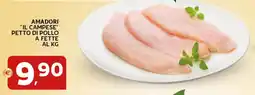 Extra Supermercati Amadori "il campese" petto di pollo a fette offerta