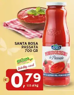 Extra Supermercati Santa rosa passata offerta