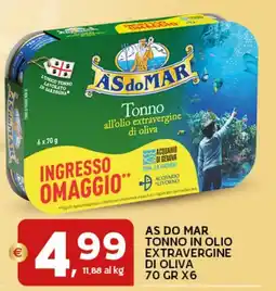 Extra Supermercati As do mar tonno in olio extravergine di oliva offerta