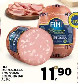 Extra Supermercati Fini mortadella bonissima bologna igp offerta