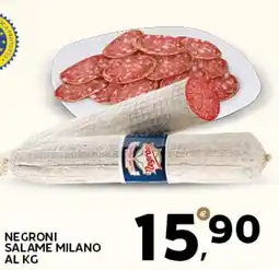 Extra Supermercati Negroni salame milano offerta