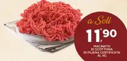 Extra Supermercati Macinato di scottona di filiera certificata offerta