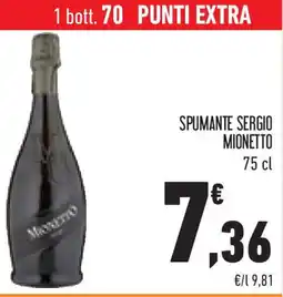 Conad Superstore Spumante sergio mionetto offerta