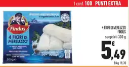 Conad Superstore 4 fiori di merluzzo findus offerta