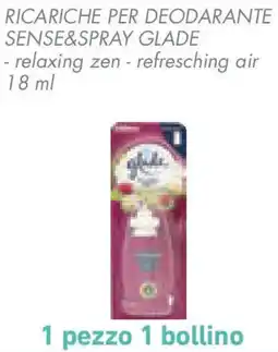 Conad Superstore Ricariche per deodarante sense&spray glade offerta
