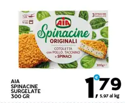 Extra Supermercati Aia spinacine surgelate offerta