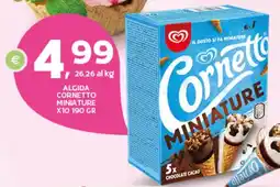 Extra Supermercati Algida cornetto miniature offerta