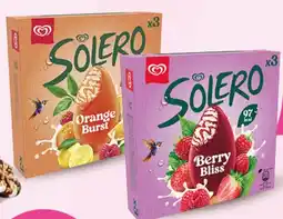 Extra Supermercati Algida solero berry bliss/orange burst offerta