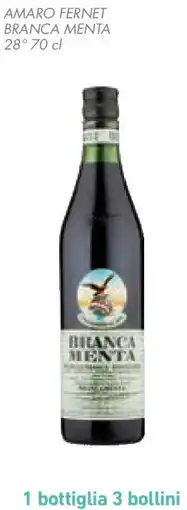 Conad Superstore Amaro fernet branca menta 28° offerta