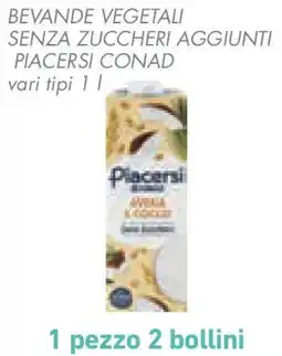 Conad Superstore Bevande vegetali senza zuccheri aggiunti piacersi conad offerta