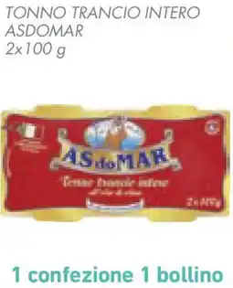 Conad Superstore Tonno trancio intero asdomar offerta