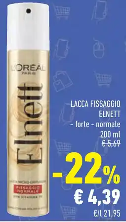 Conad Superstore Lacca fissaggio elnett offerta
