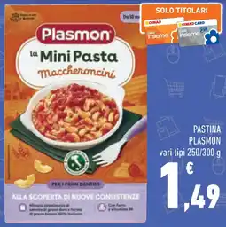 Conad Superstore Pastina plasmon offerta